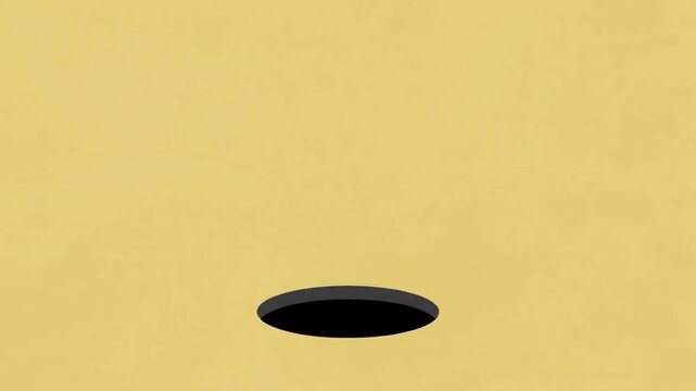 Blue dot jumping and transforming into smiling sun with jumping morphing transformation transition animation character abstract graphic emotion playful simple smile with video blue