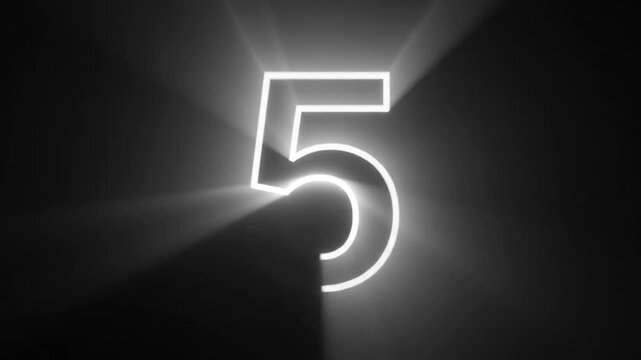 Numbers countdown animation with animation ten background transition technology numerical sequence graphics abstract digital glowing element effect visual motion with video countdown