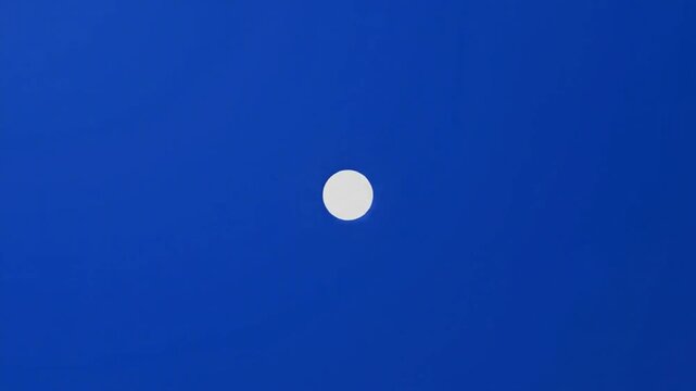 Blue dot jumping and transforming into swirling circles with transition background animation abstract graphic pattern texture dynamic motion design visual effect with video blue