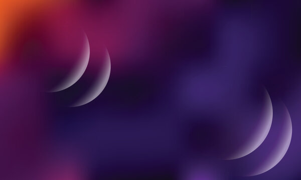 Abstract Colorful Fluid Gradient Background with Dynamic Waves and Smooth Sphere Elements