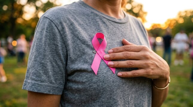 Breast Cancer Awareness Pink Ribbon