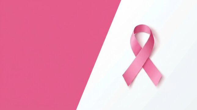 Pink Breast Cancer Awareness Ribbon