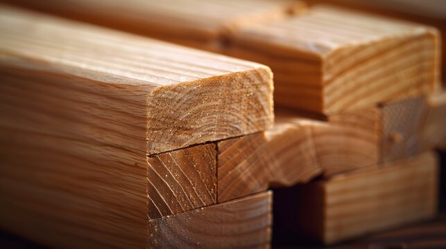 Macro photograph of a hand-cut dovetail woodworking joint in Japanese cedar wood