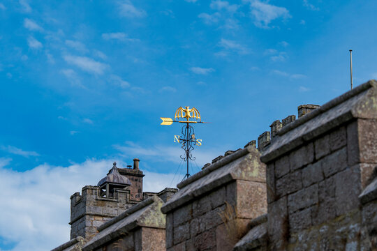 weather vane on the castle