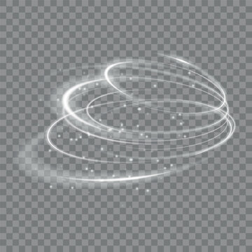 Ethereal White Energy Ring PNG, Soft Glowing Aura with Floating Particles and Dreamy Light, Fantasy Halo Effect for Enchanting, Magical, and Celestial-Themed Graphic Design Creations.