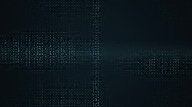 Computer generated ascii art style eye matrix neo digital character code block.