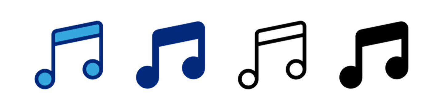 Musical Note icon set