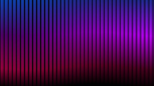 Abstract digital pixelated vertical bars in deep purple and red gradients