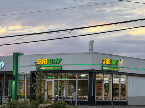 Subway &agrave; Montmagny, Qu&eacute;bec.