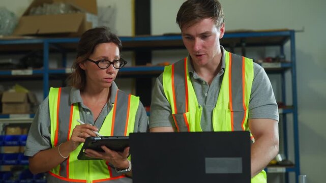 Industrial professionals participate in training and presentation activities while learning about robotic arms, automated machinery, digital technology, and workplace 