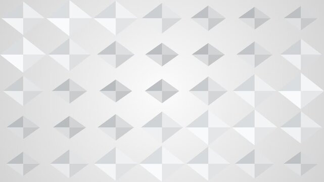 Minimalist grey geometric pattern featuring repeating diamond shapes