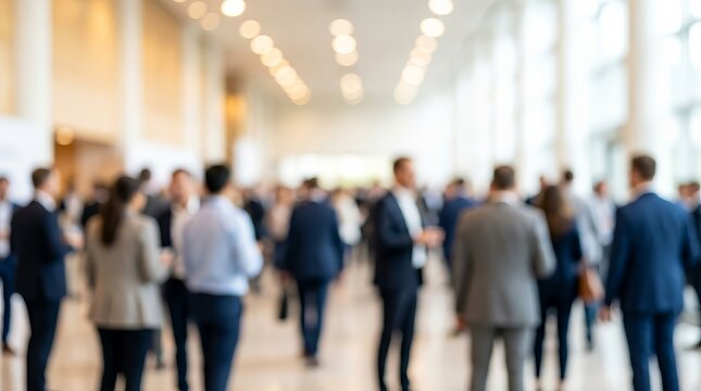 A large group of unrecognizable professionals fostering collaboration and connection at a corporate event.