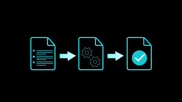 Automated document processing work flow for seamless file conversion, data extraction, validation, approval, and secure digital management, helping businesses reduce manual work