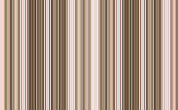 Brown and Beige Vertical Striped Pattern - Abstract Seamless Pinstripe Background