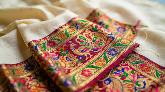 Kerala saree pallu design, kerala kasavu saree, kerala saree collections, kerala kasavu handloom, handloom kerala saree, gold zari pallu, peacock motif pallu, temple motif pallu, zari floral pallu.