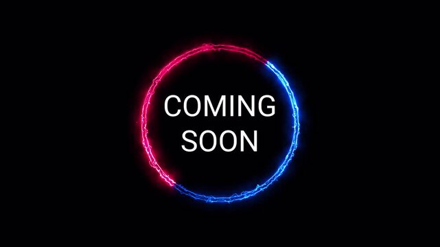  animated coming soon text for product launch announcements and website launch promotion.