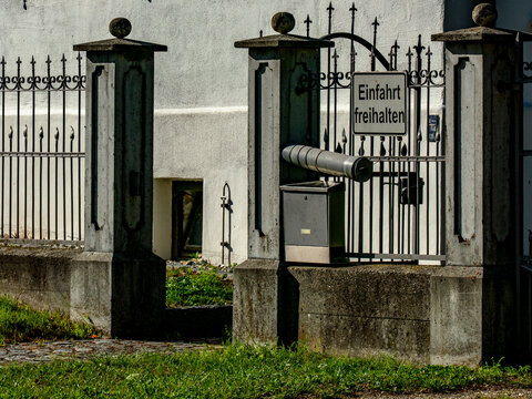 Schmiedeeiserner Zaun