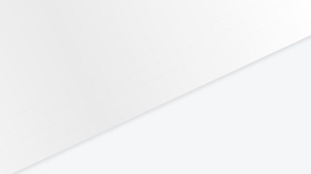 Minimalist white abstract background with a subtle diagonal divide design