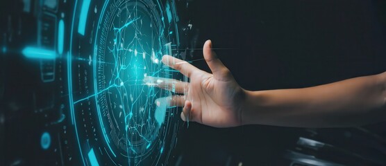 Fototapeta premium Synthetic Intelligence Network – Futuristic visualization of an interconnected artificial intelligence ecosystem combining neural computing, digital communication and intelligent data networks.