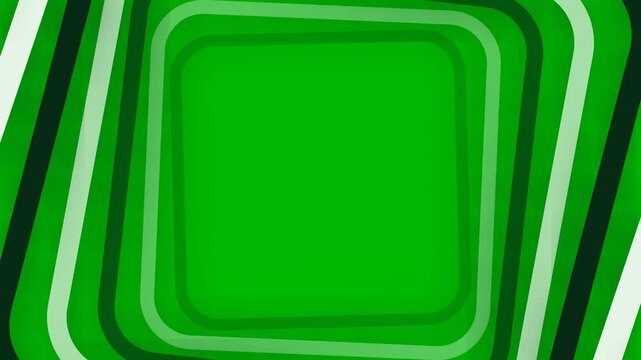 Abstract background featuring vibrant green overlapping rounded square shapes