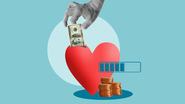 Charitable Donation and Financial Giving Concept for Supporting Causes, Fundraising Campaigns, Nonprofit Organizations and Community Aid