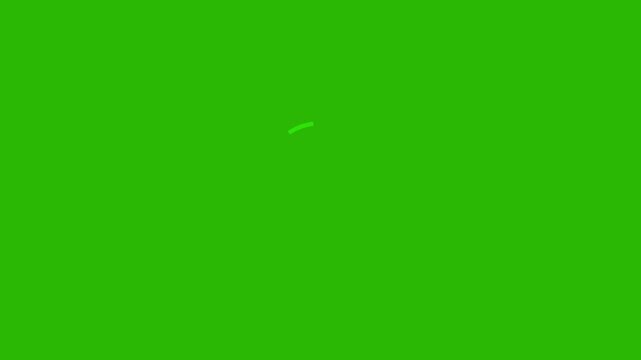 Green Verified Checkmark Icon Motion Graphic Animation Isolated on Chroma Key Green Screen Background for Approval, Success, Correct Answer, Task Completed, Quality Assurance, and Security Guarantee 