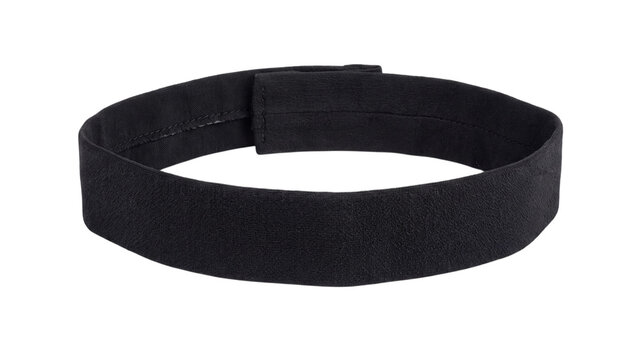 Black mourning armband isolated PNG on transparent background