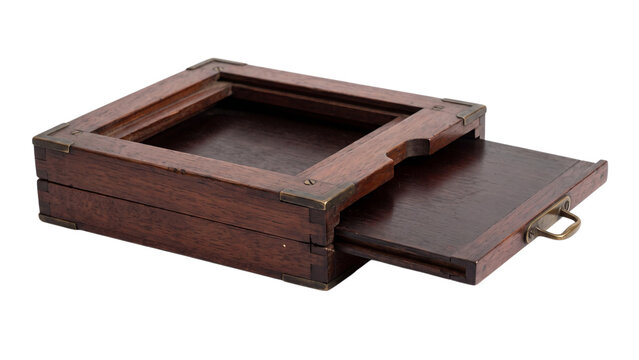 Sliding seance slate box isolated PNG on transparent background
