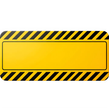 Yellow caution tape barrier with black stripes blocking off area