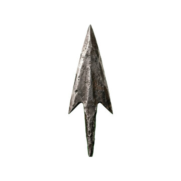 old metal arrowhead