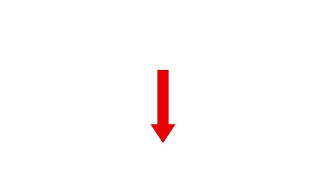 Arrow moving down
