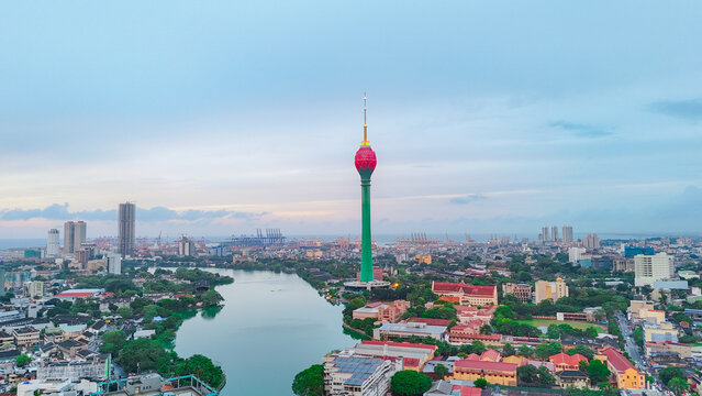 The iconic Lotus Tower, a striking architectural landmark in Colombo