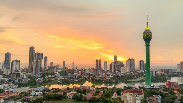The iconic Lotus Tower, a striking architectural landmark in Colombo