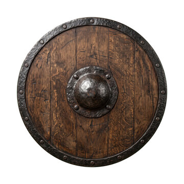 old wooden shield
