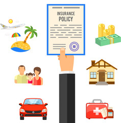 Fototapeta premium Insurance Services Concept