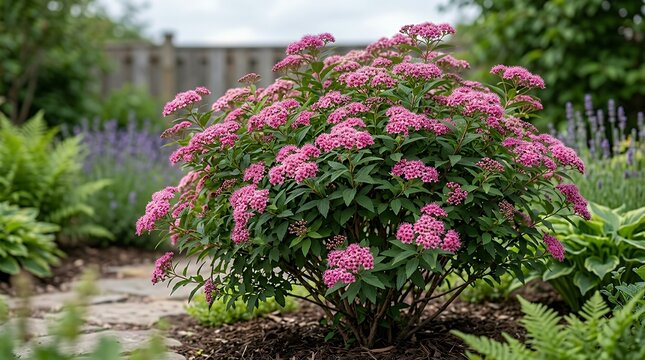 A gorgeous spiraea bush  gorgeous spiraea bush bloom flowering plant nature outdoor garden greenery spring summer floral white blossoms branches leaves natural botanical