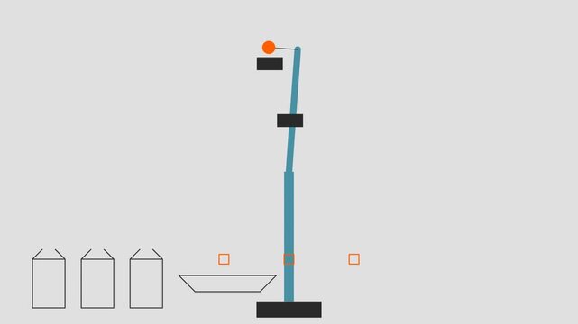 Robotic arm assembling objects in a clean workspace