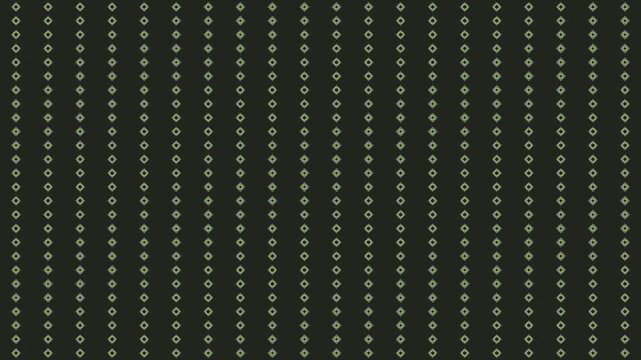 Seamless geometric diamond pattern animation on dark background for motion graphics design.