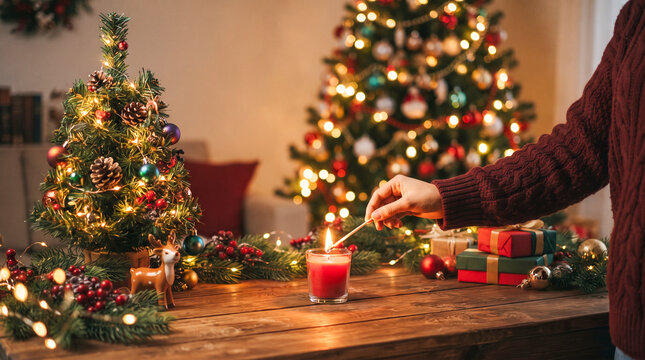 Marco rectangular festivo sobre fondo verde croma, compuesto por brillantes copos de nieve, destellos luminosos y part&iacute;culas con suave efecto bokeh.