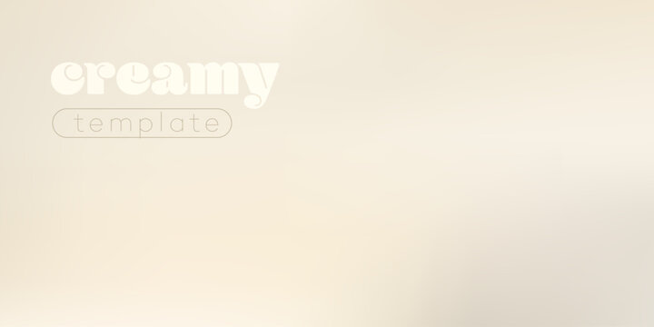 Cream pastel gradation background with beige gradient and soft pearl tones. Beige gradient with smooth subtle shading and light airy feel. Ideal for branding, web design and social media templates