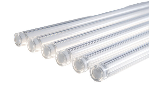 Compact portable lighting tubes arranged as a professional lighting collection for controlled illumination on location and in studio environments