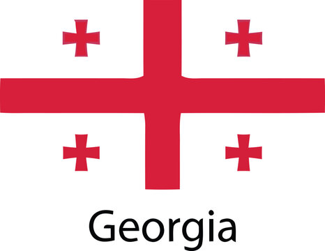 Georgia national flag
