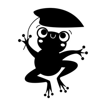 funny cartoon frog