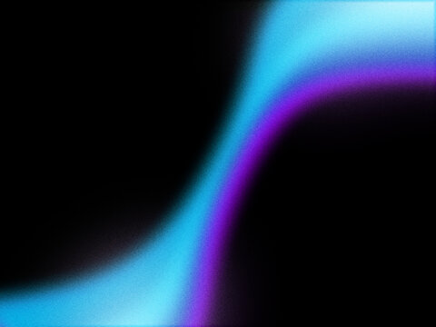 K&ouml;rniger abstrakter Neon-Hintergrund mit blau-violetter Lichtwelle