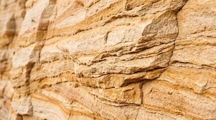 Fototapeta premium Stone texture background rock surface design wall beige natural pattern