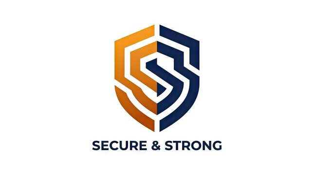 Secure and Strong shield emblem with S logo.