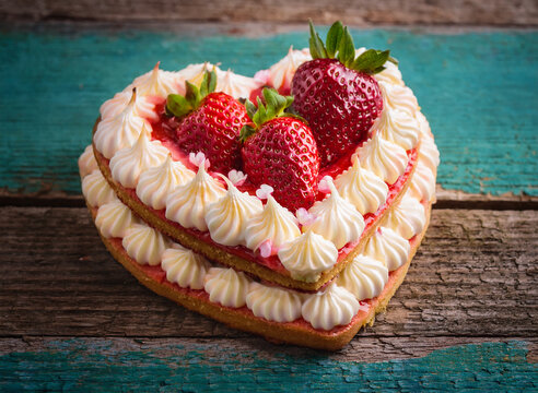 Pastel de fresa