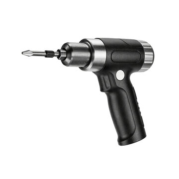 Electric Screwdriver isolated on a transparent background.
