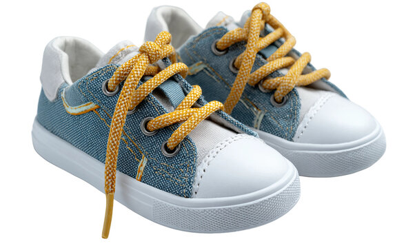 Childrens footwear ready for school attendance with comfortable sneakers prepared for walking learning and active classroom days