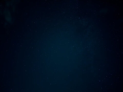 Dark Perseid Meteor Shower Sky With Faint Stars